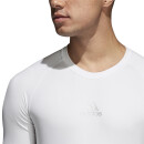 adidas Alphaskin Short Sleeve Funktionsshirt kurzarm - weiß - Größe 2XL